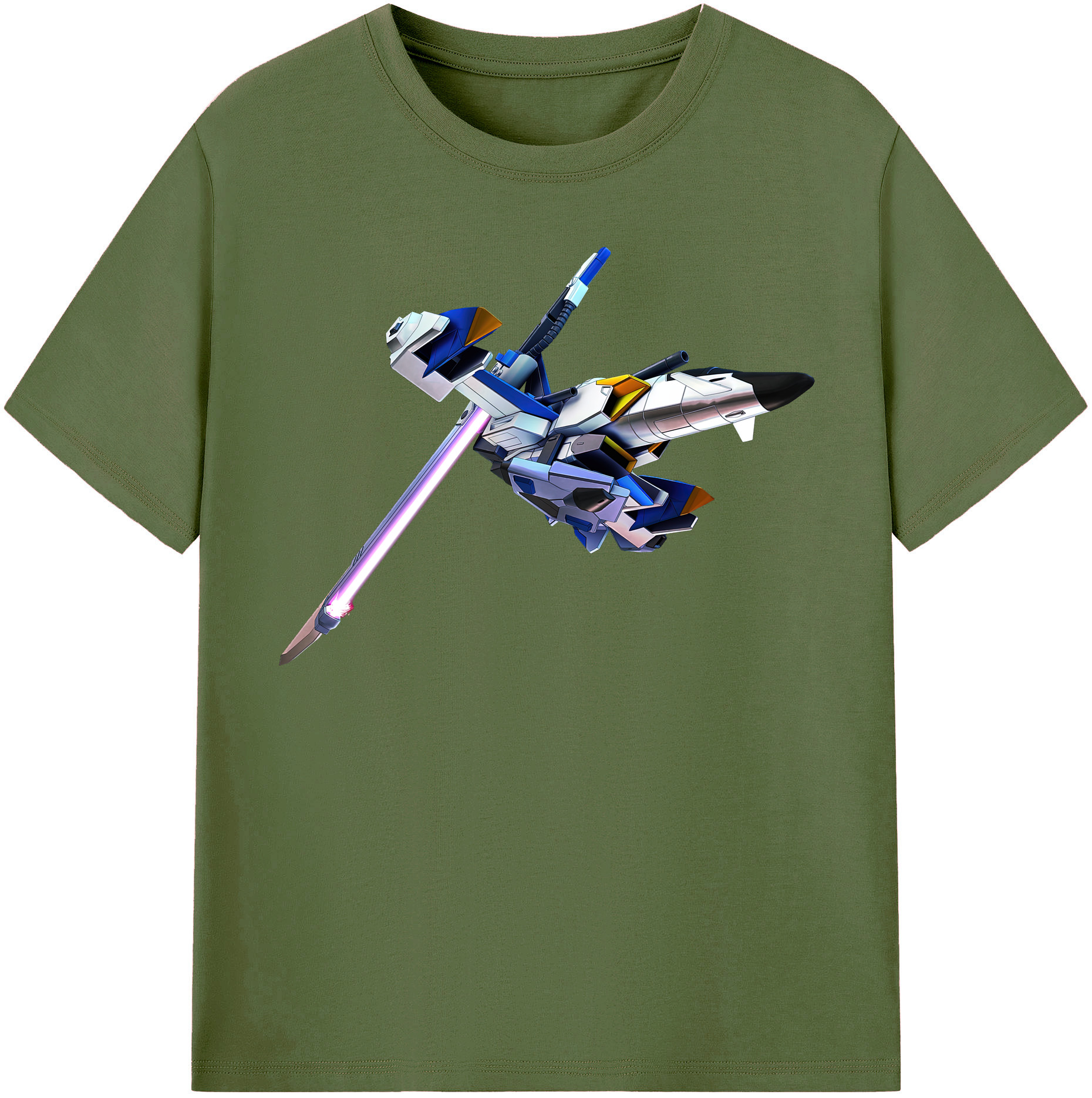 （画像用） 機動戦士ガンダム Mobile Suit Gundam 綿100％半袖Tシャツ（フロントプリント）